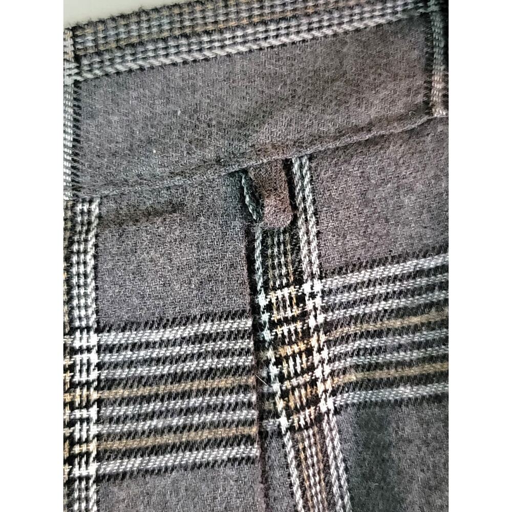 Angel Kiss Gray Pleated Plaid Y2K Schoolgirl Mini Skirt in Womens Size: Large - Picture 3 of 11